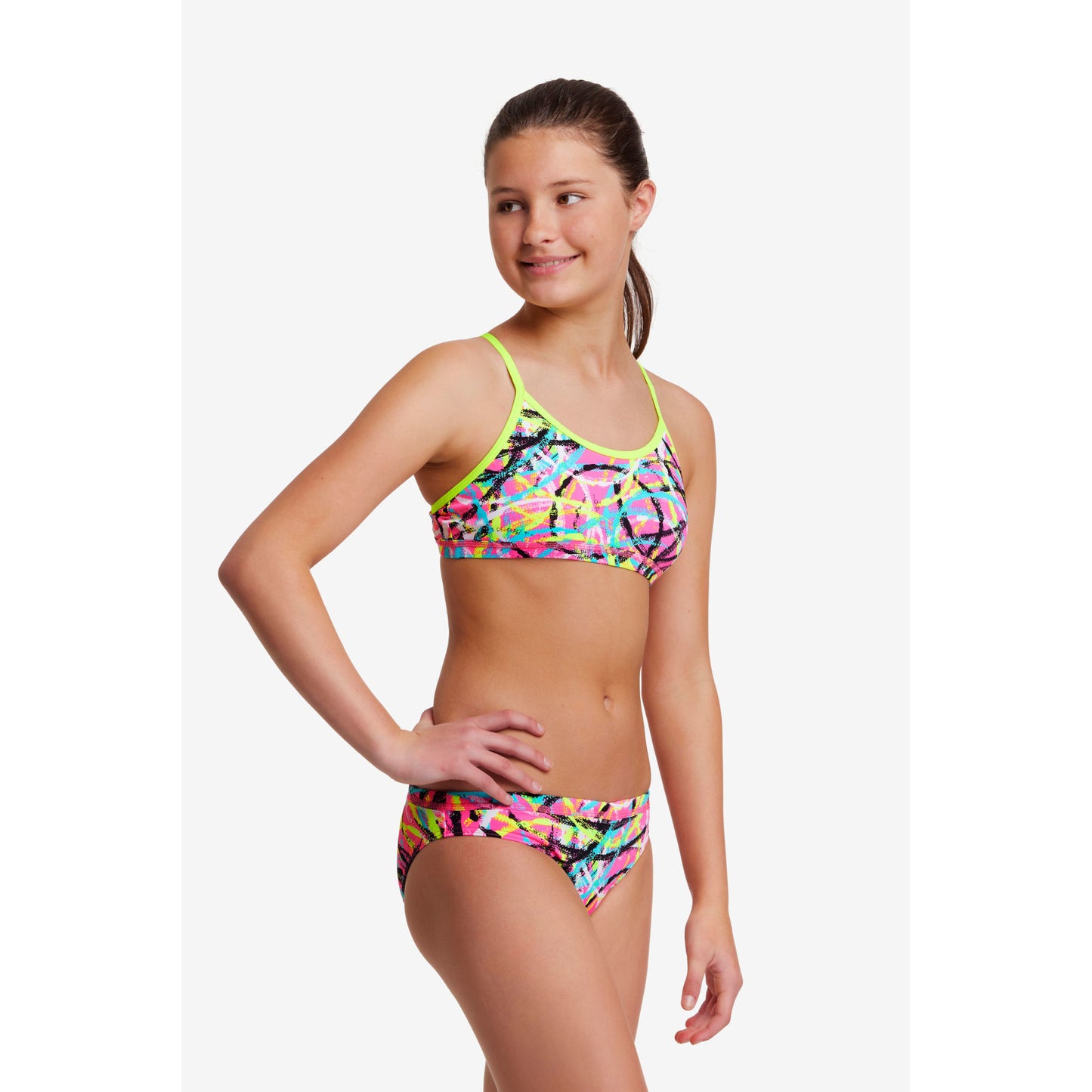 Funkita Girls Bikini Set Racerback Donut Delight