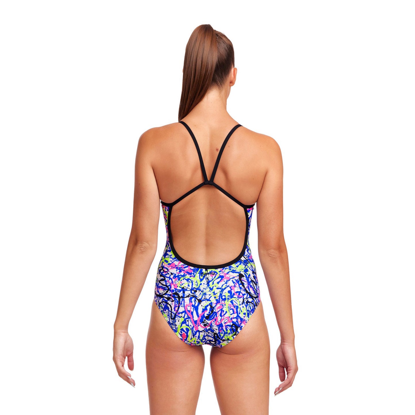 Funkita Damen Badeanzug Single Strap Big Squig