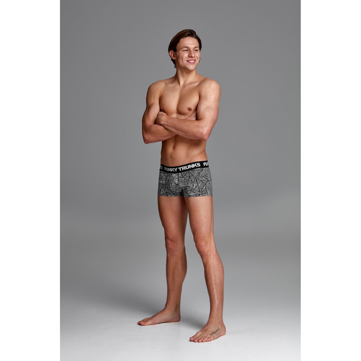 Funky Trunks Herren Boxershorts Underwear Black Widow