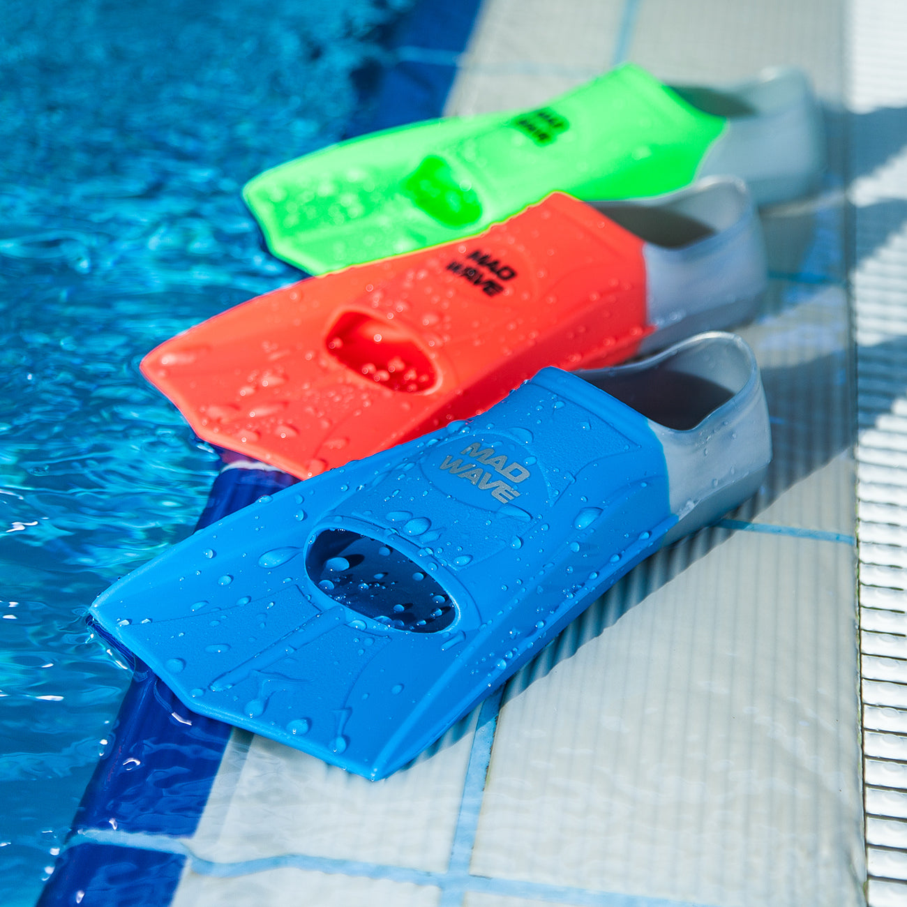 Mad Wave Training Flossen Blau