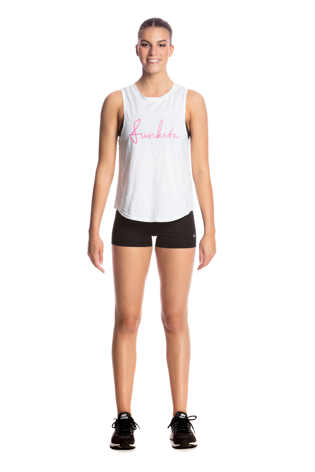 Funkita Tanktop Hank The Tank White Scribble
