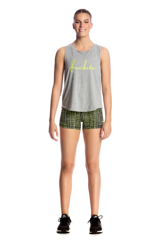 Funkita Tanktop Hank The Tank Grey Scribble
