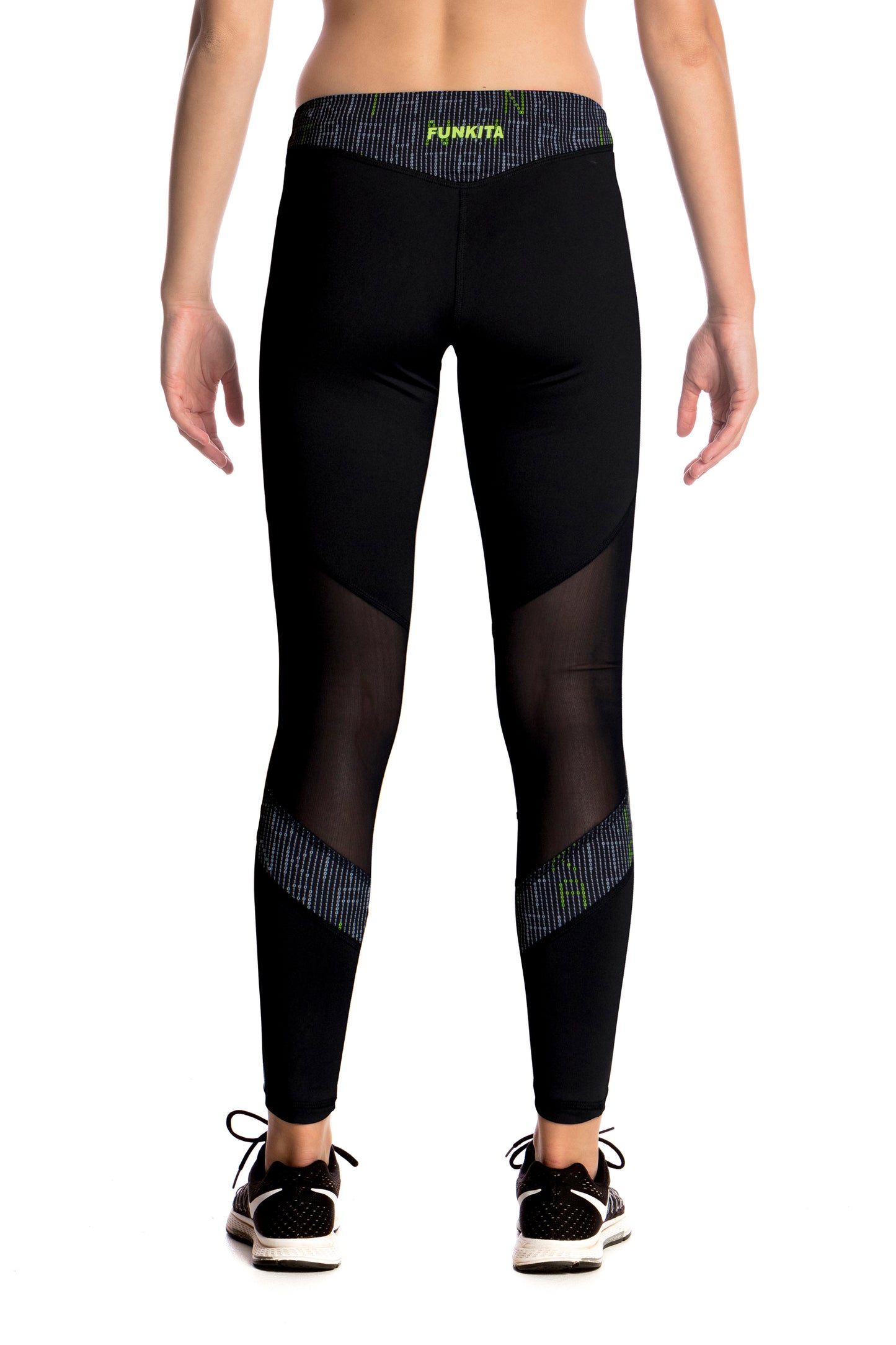 Funkita Sportleggins Meshed Up 7/8 Tights Binary Babe