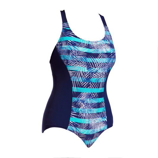 Funkita Brace Me Back Palm Pilot Shapewear Swimsuit 