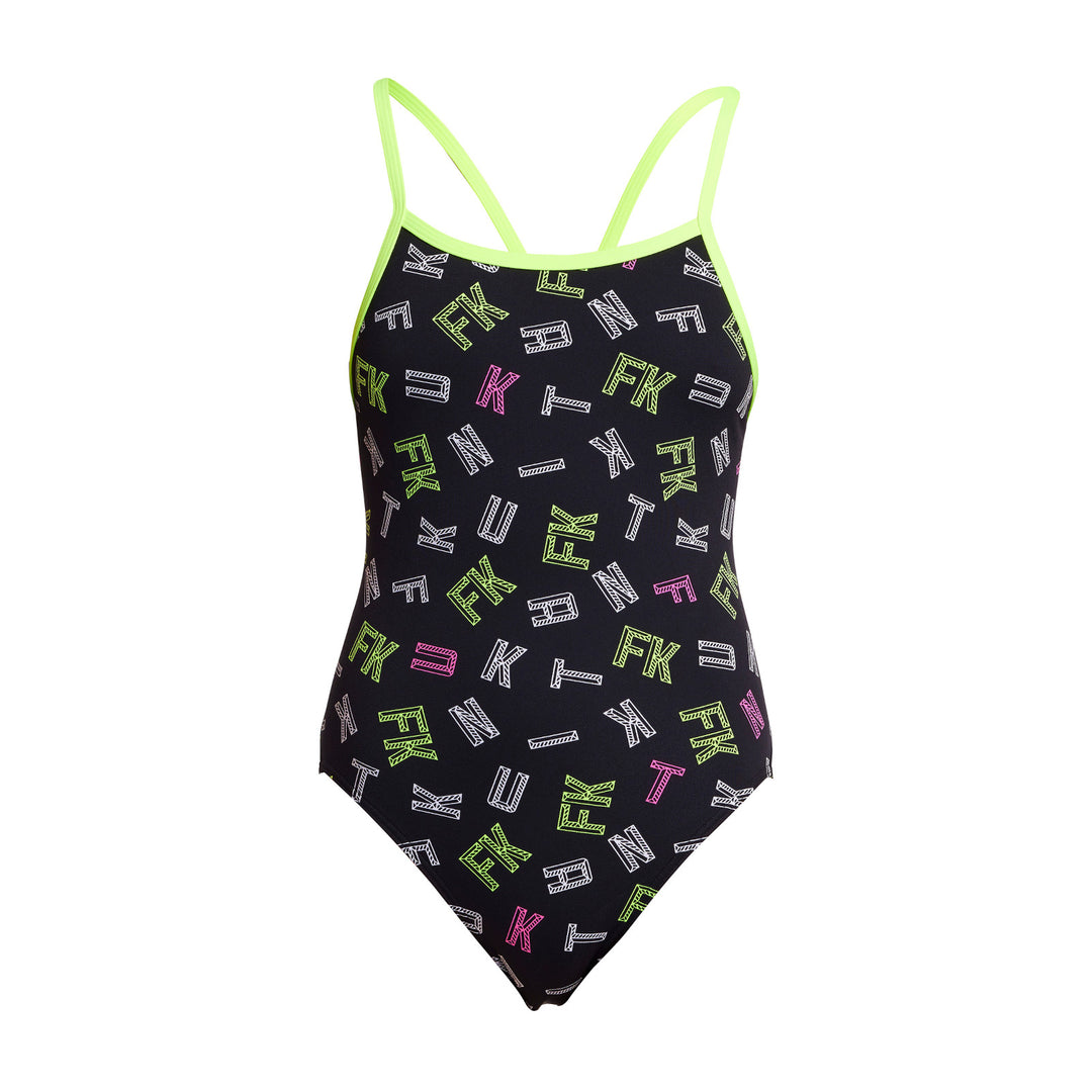 Funkita Girls Badeanzug ECO Single Strap Fked