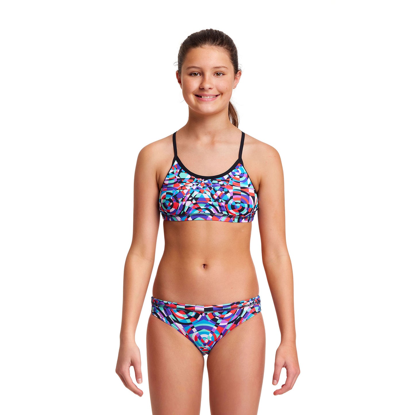 Funkita Girls Bikini Set Racerback Video Star
