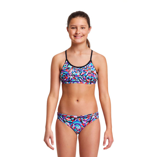 Funkita Girls Bikini Set Racerback Video Star