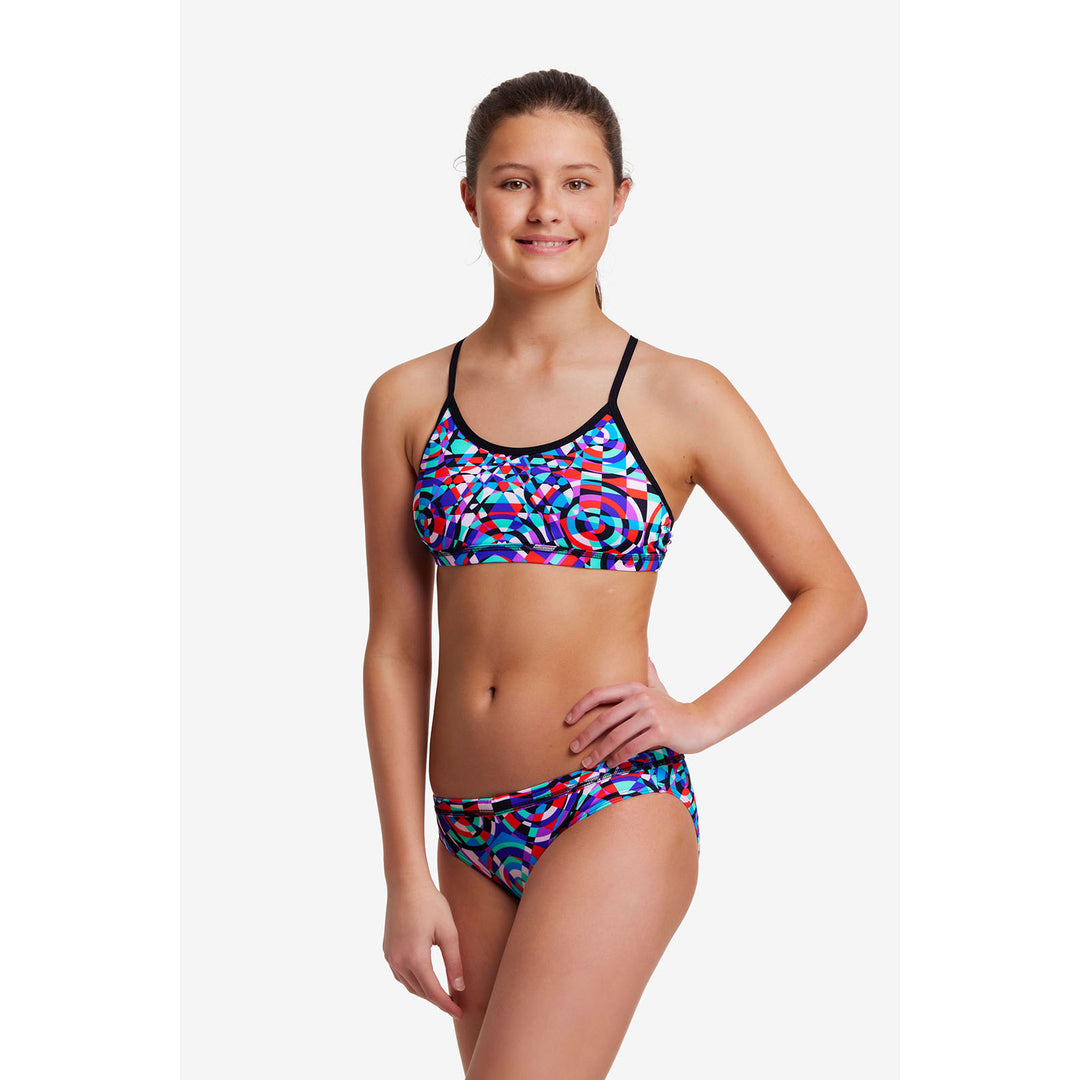 Funkita Girls Bikini Set Racerback Video Star
