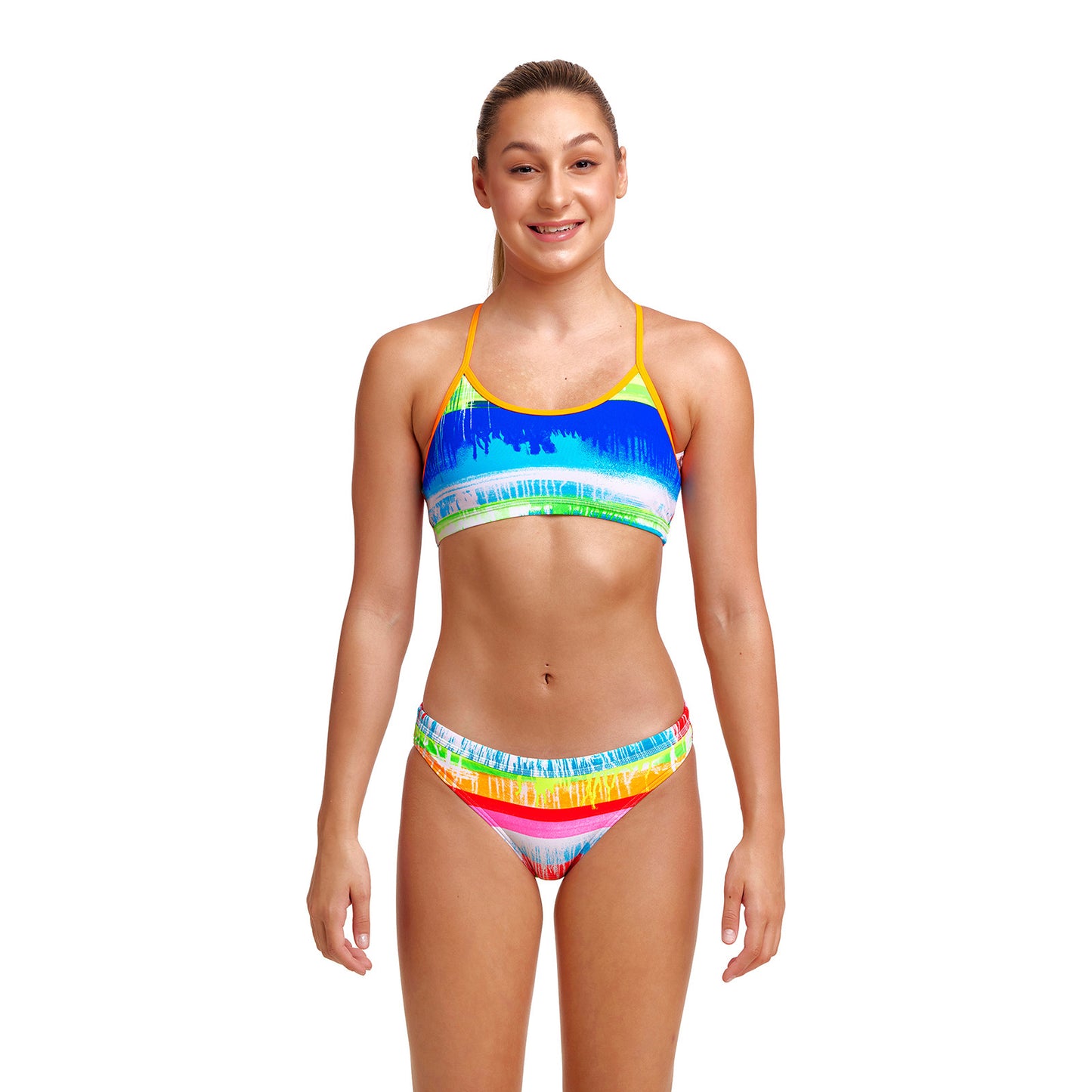Funkita Girls Bikini Set Racerback Dye Hard