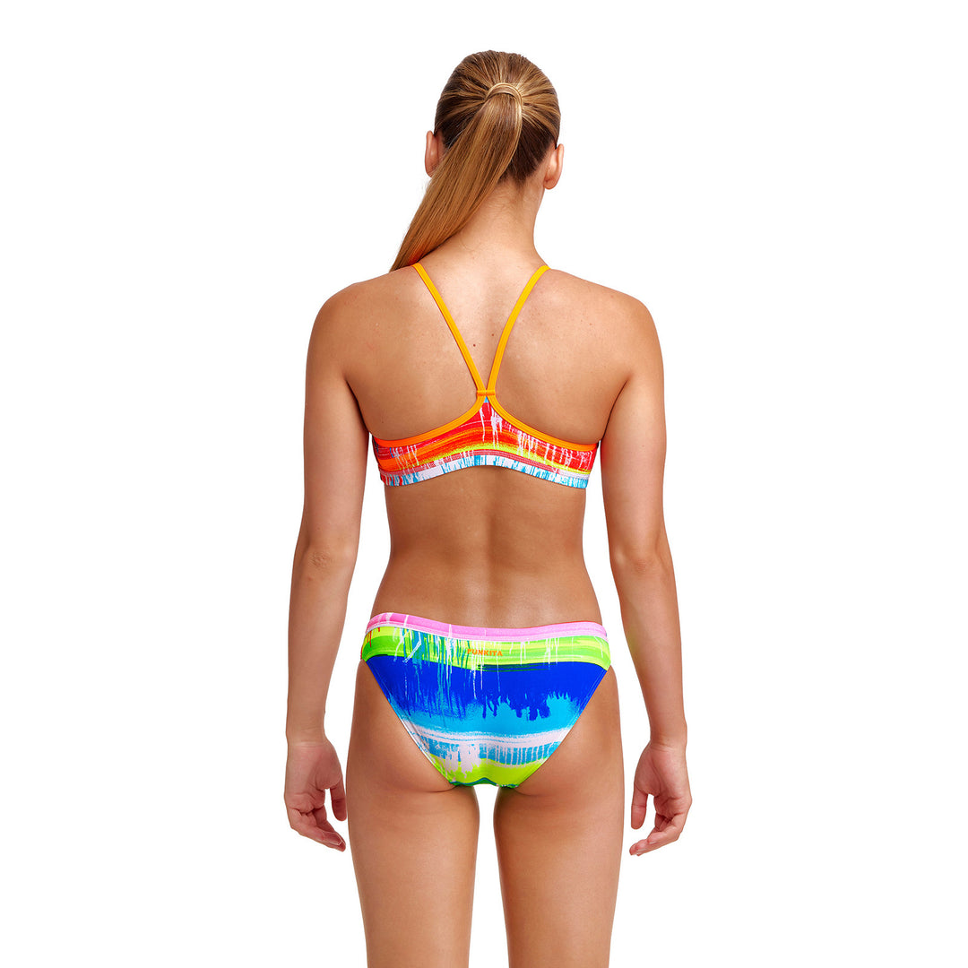 Funkita Girls Bikini Set Racerback Dye Hard