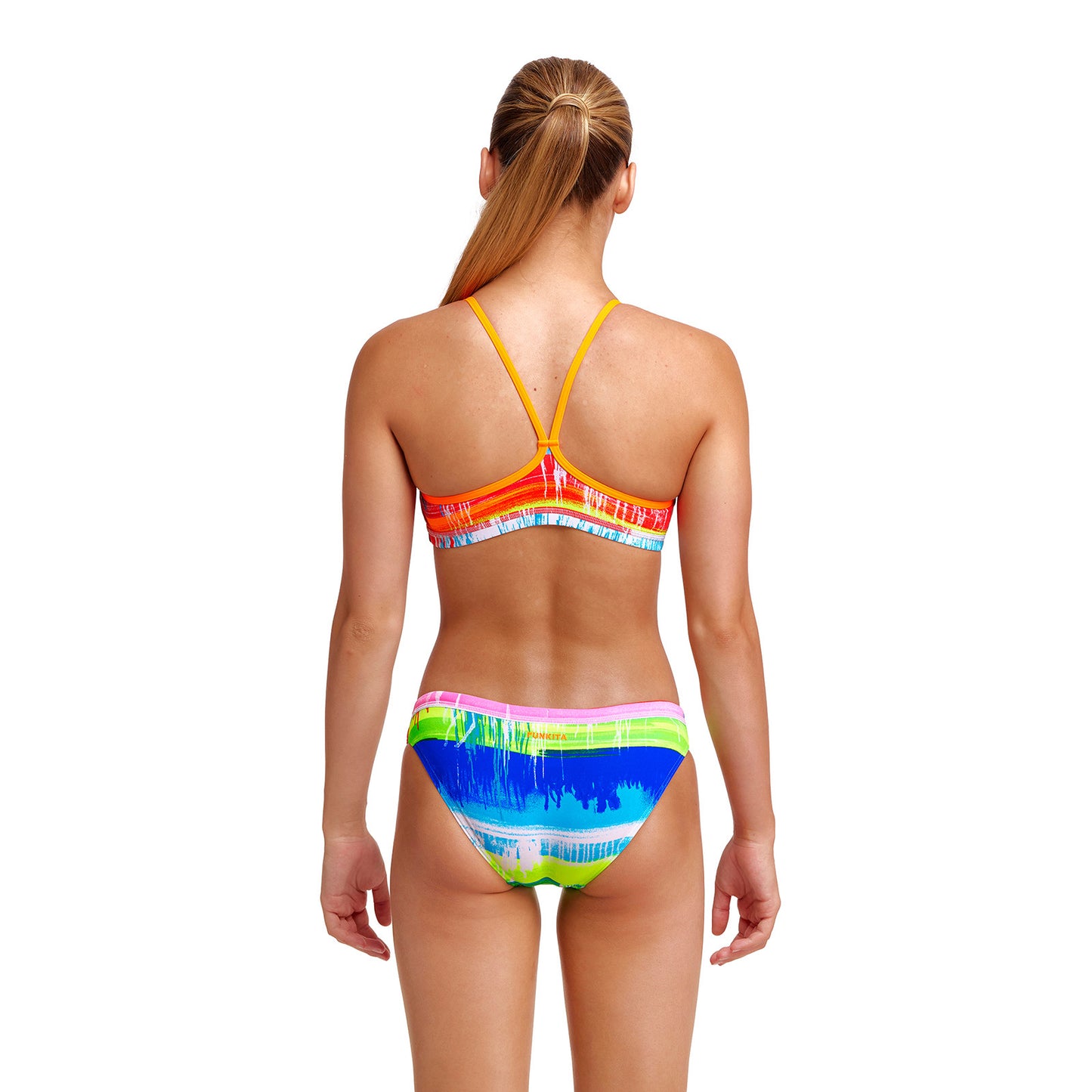Funkita Girls Bikini Set Racerback Dye Hard