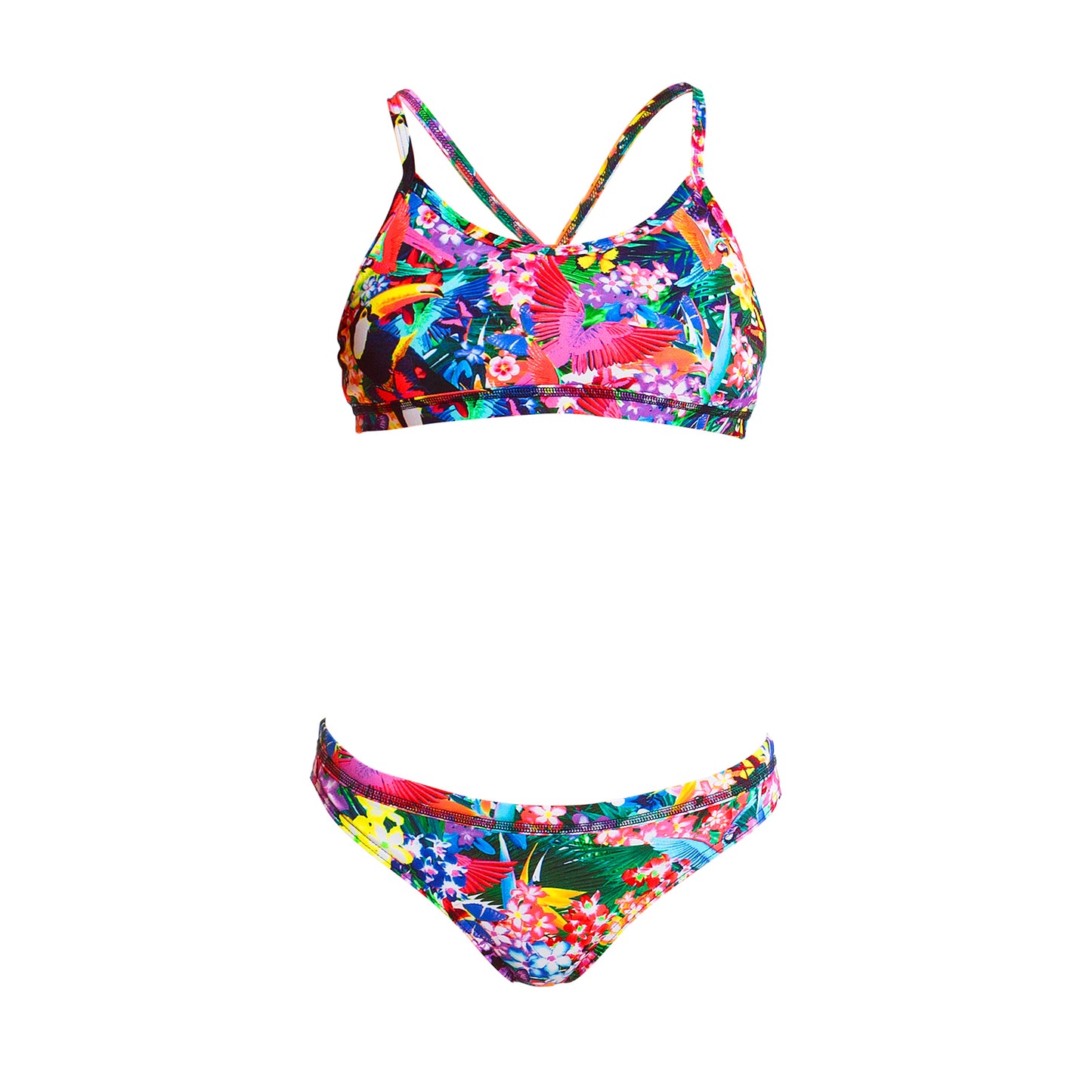 Funkita Girls Bikini Set Racerback Jungle Boogie