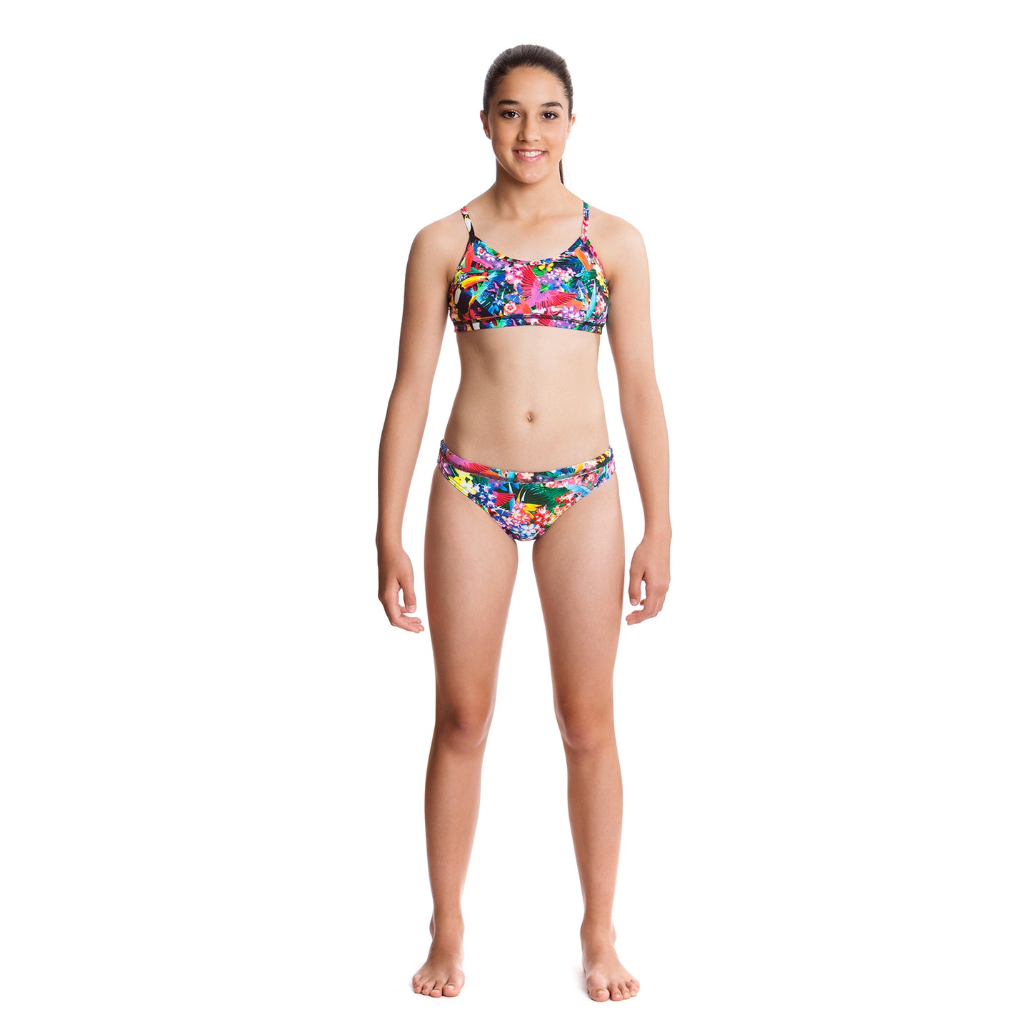Funkita Girls Bikini Set Racerback Jungle Boogie