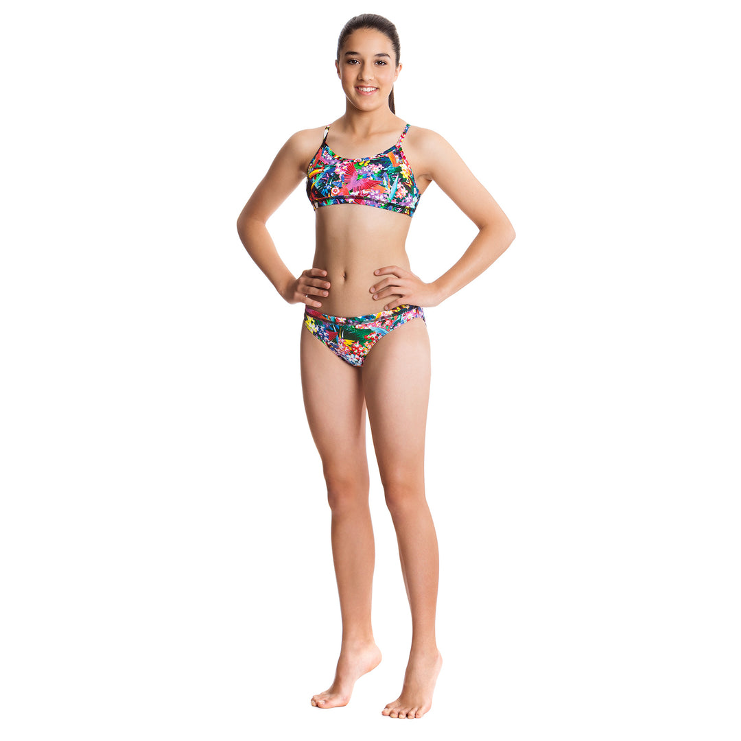 Funkita Girls Bikini Set Racerback Jungle Boogie