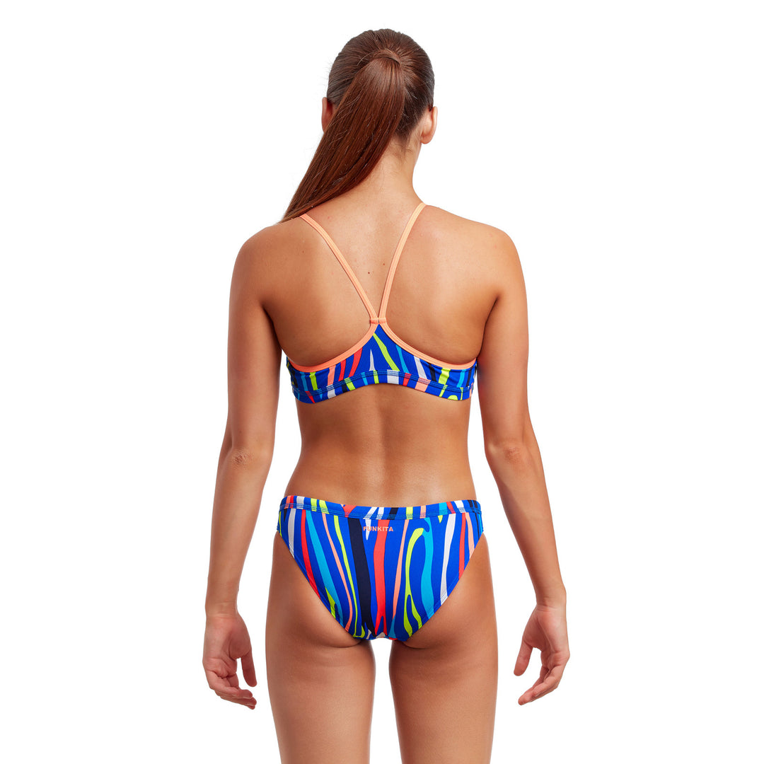 Funkita Girls Bikini Set Racerback Raw Hide