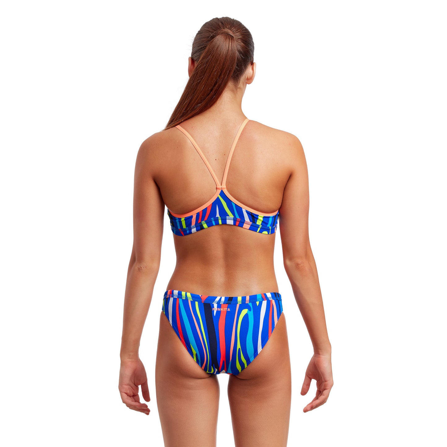 Funkita Girls Bikini Set Racerback Raw Hide