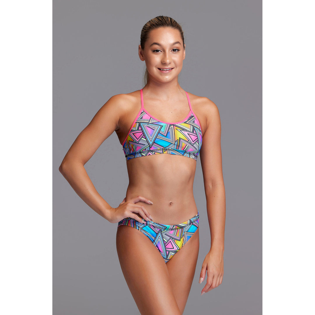Funkita Girls Bikini Set Racerback Prism BreaK