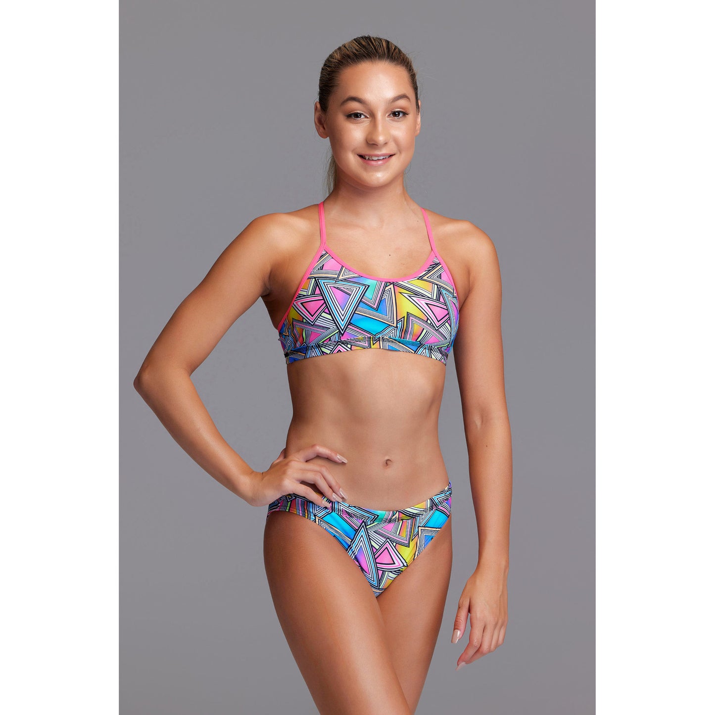 Funkita Girls Bikini Set Racerback Prism BreaK