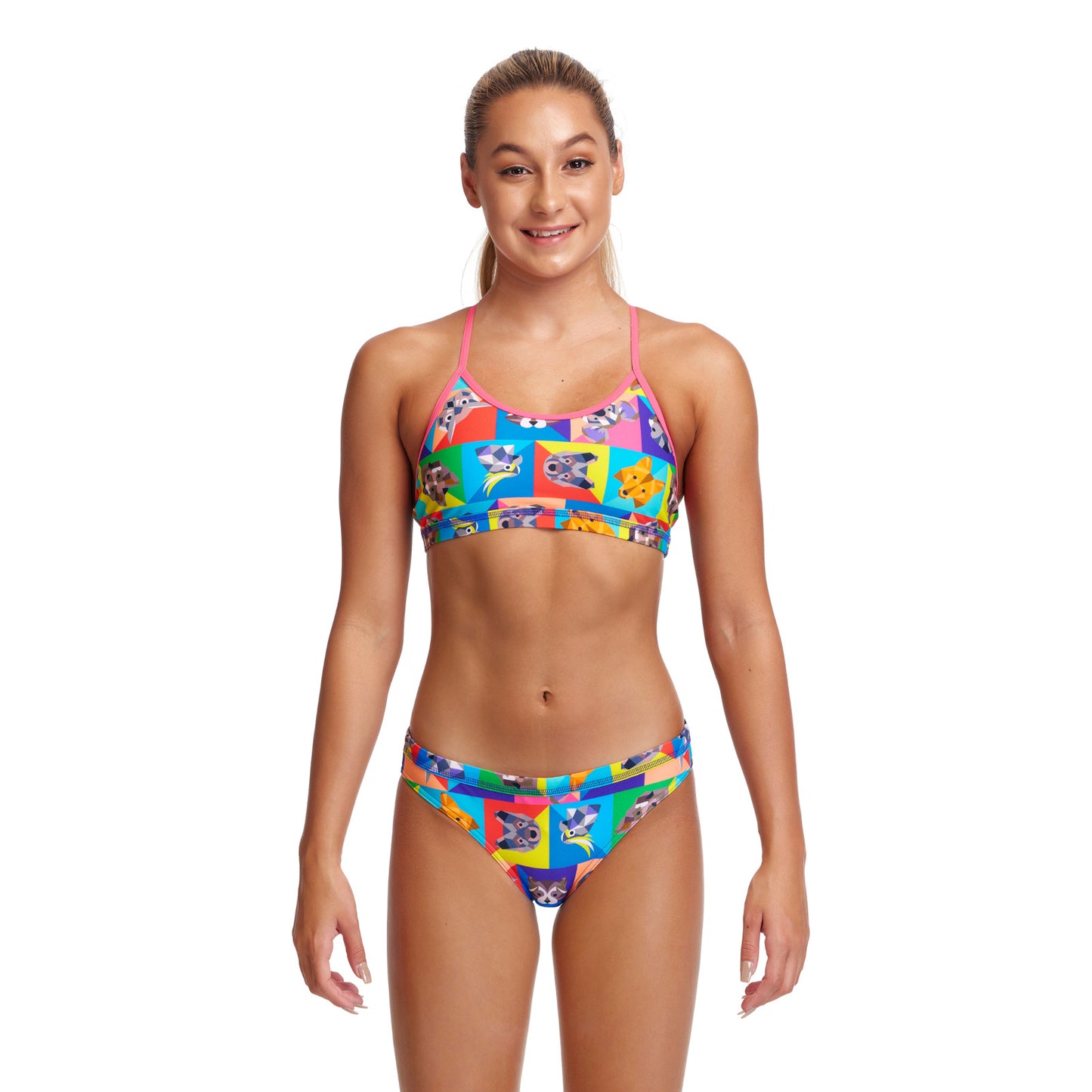 Funkita Girls Bikini Set Racerback Rat Pack