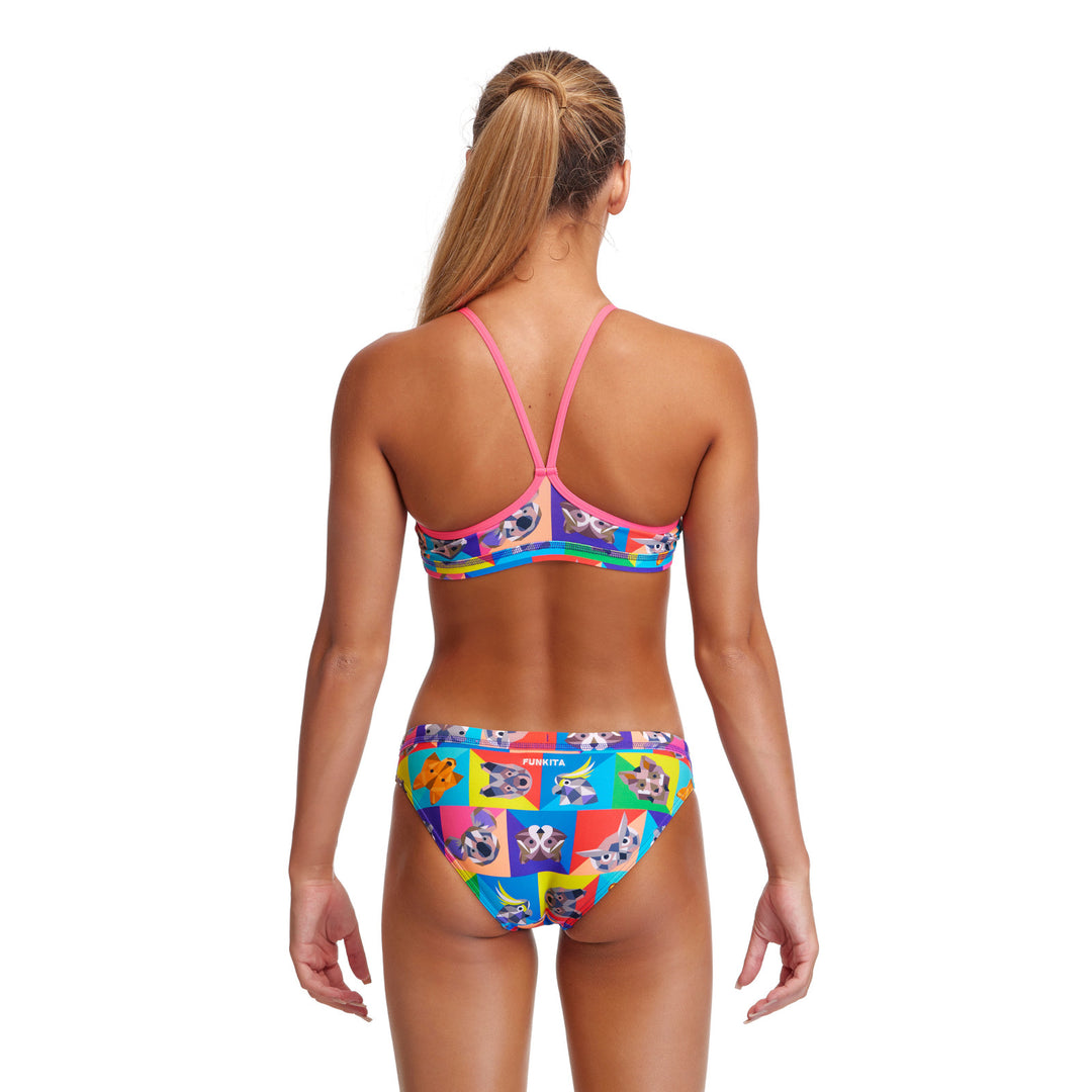 Funkita Girls Bikini Set Racerback Rat Pack