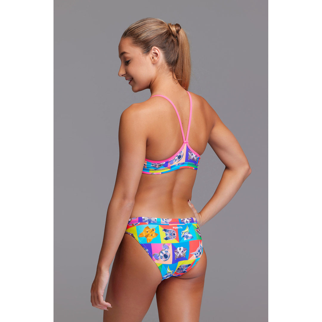 Funkita Girls Bikini Set Racerback Rat Pack