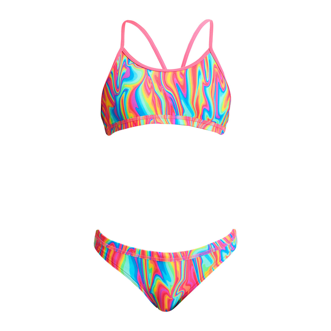 Funkita Girls Bikini Set Racerback Moon Shine