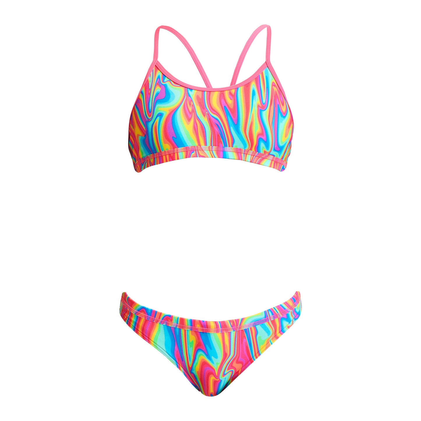 Funkita Girls Bikini Set Racerback Moon Shine