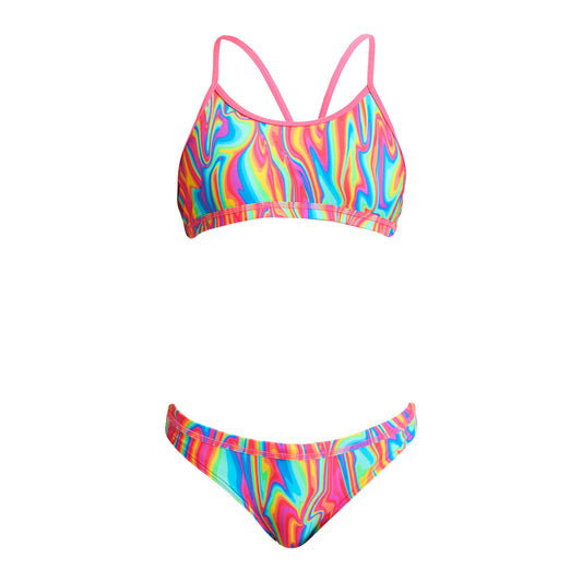 Funkita Girls Bikini Set Racerback Moon Shine