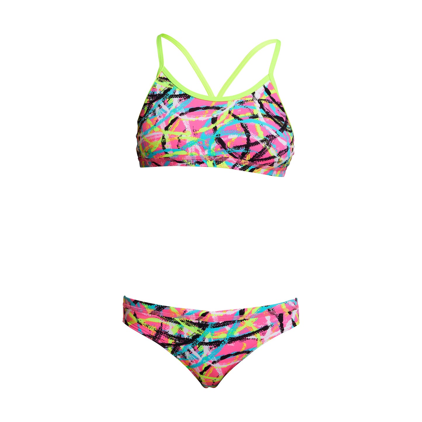 Funkita Girls Bikini Set Racerback Donut Delight