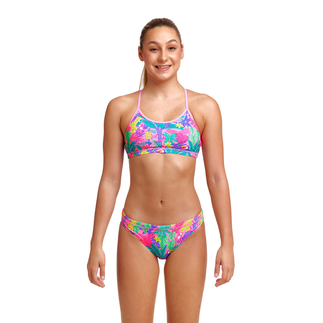 Funkita Girls Bikini Set Racerback Jungle Party