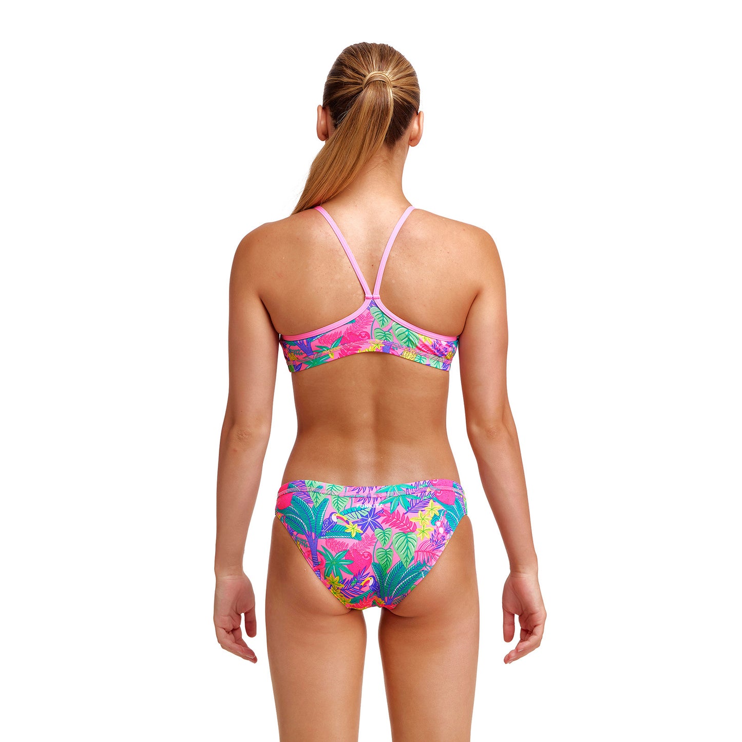 Funkita Girls Bikini Set Racerback Jungle Party