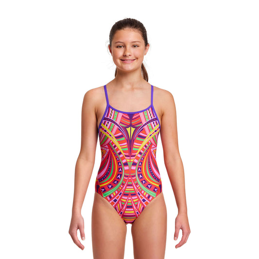 Funkita Girls Badeanzug Diamond Back Primal Party