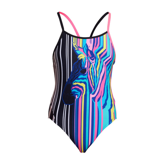 Funkita Girls Badeanzug Diamond Back Zorse Code