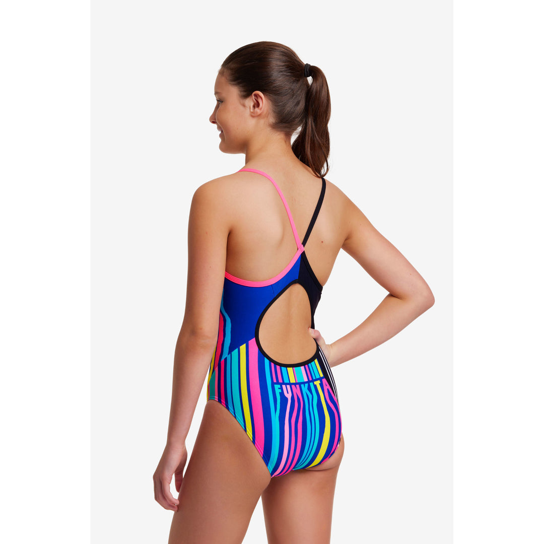 Funkita Girls Badeanzug Diamond Back Zorse Code