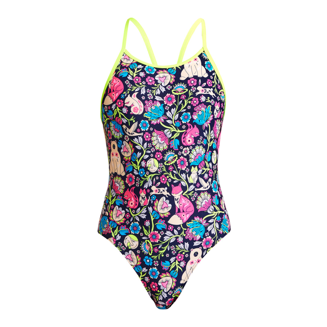 Funkita Girls Badeanzug Diamond Back Birds and Bees