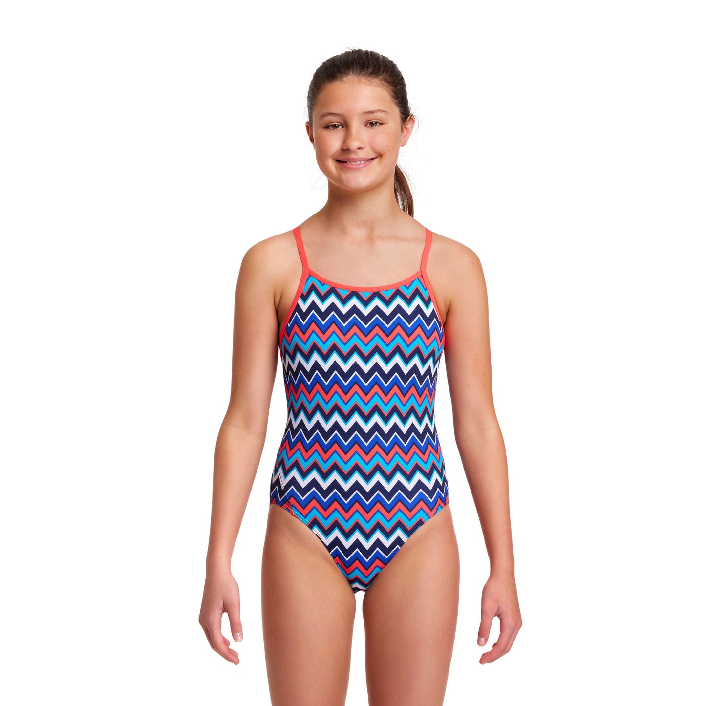 Funkita Girls Badeanzug Diamond Back Nautical Mile