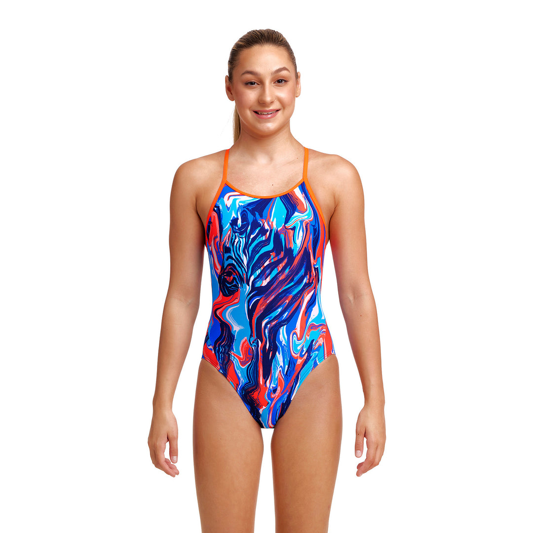 Funkita Girls Badeanzug Diamond Back Zee Bra