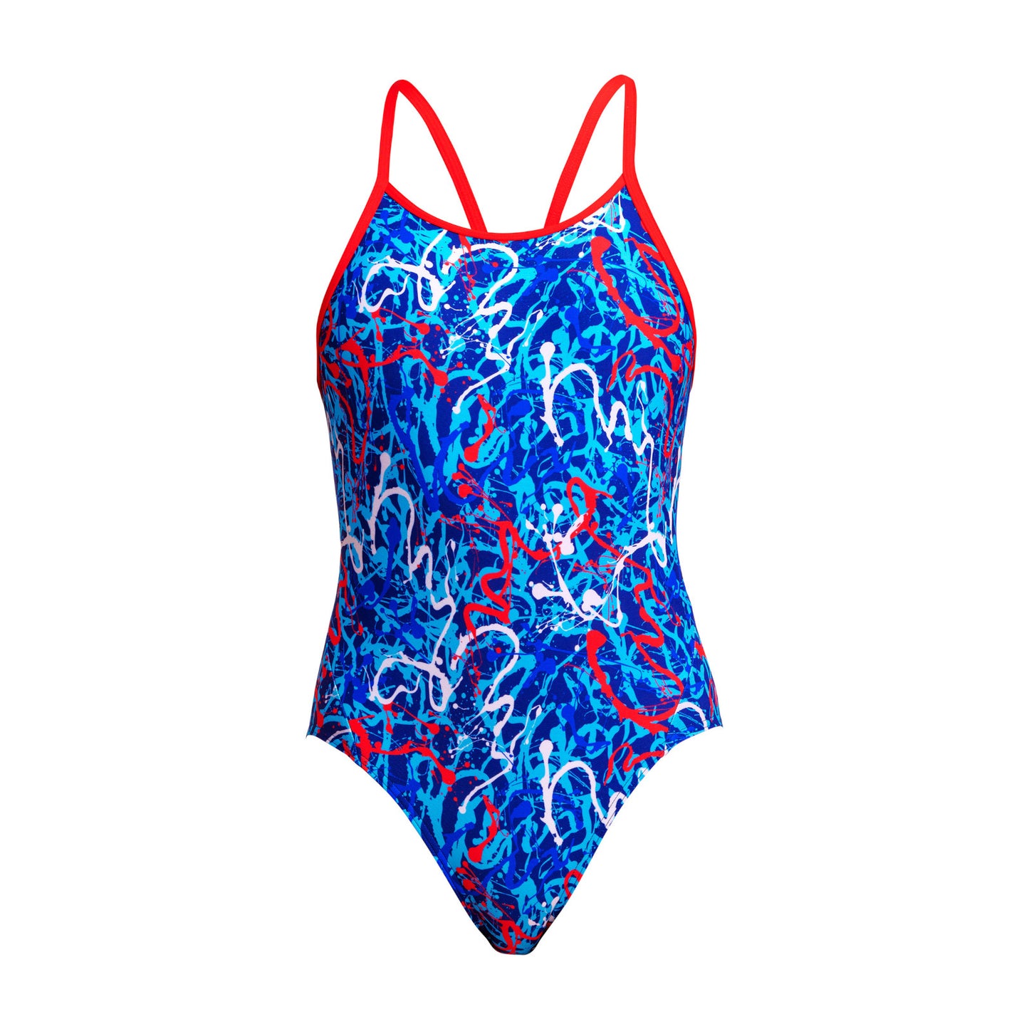 Funkita Girls Badeanzug Diamond Back Mr Squiggle