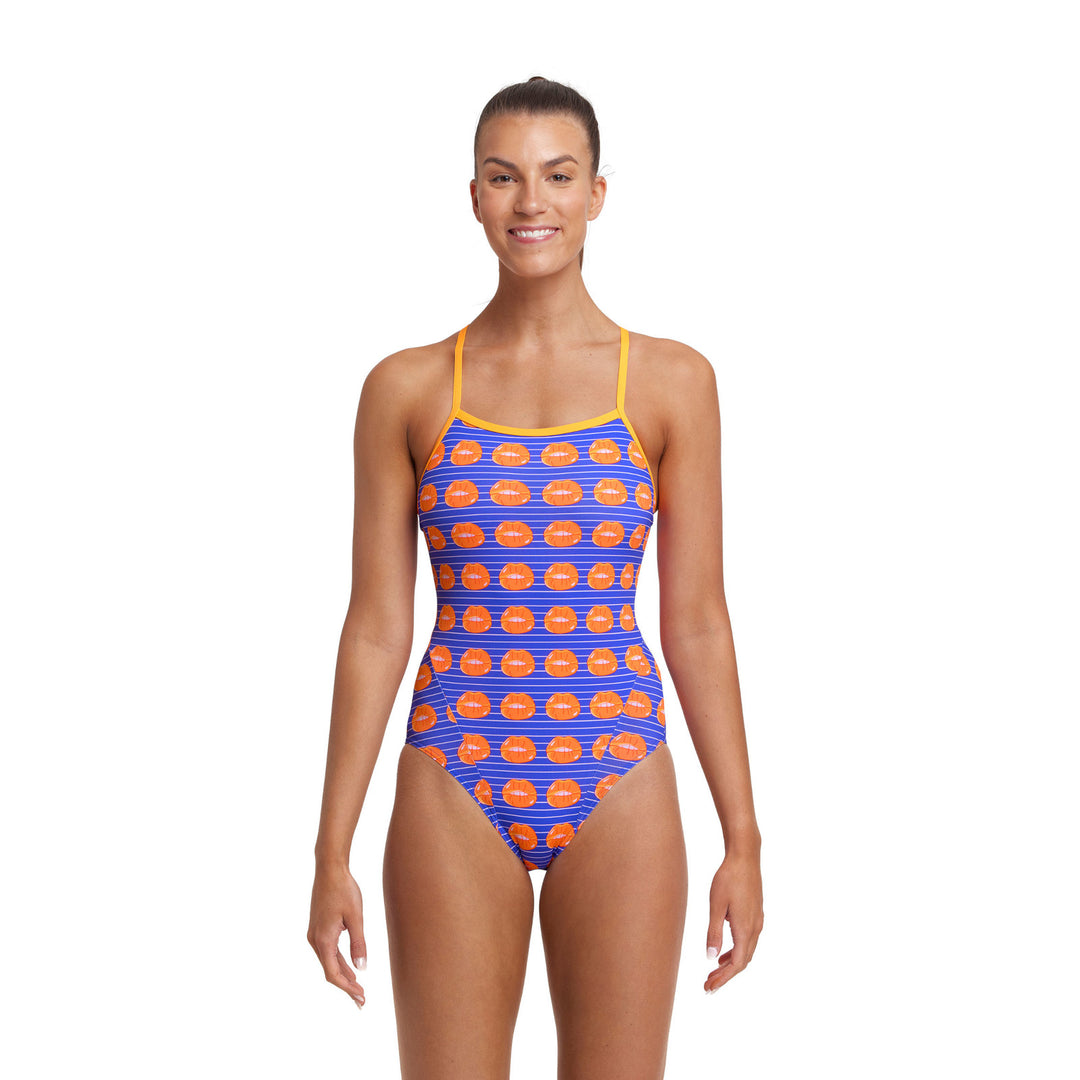 Funkita Damen Badeanzug Single Strap Dye Hard