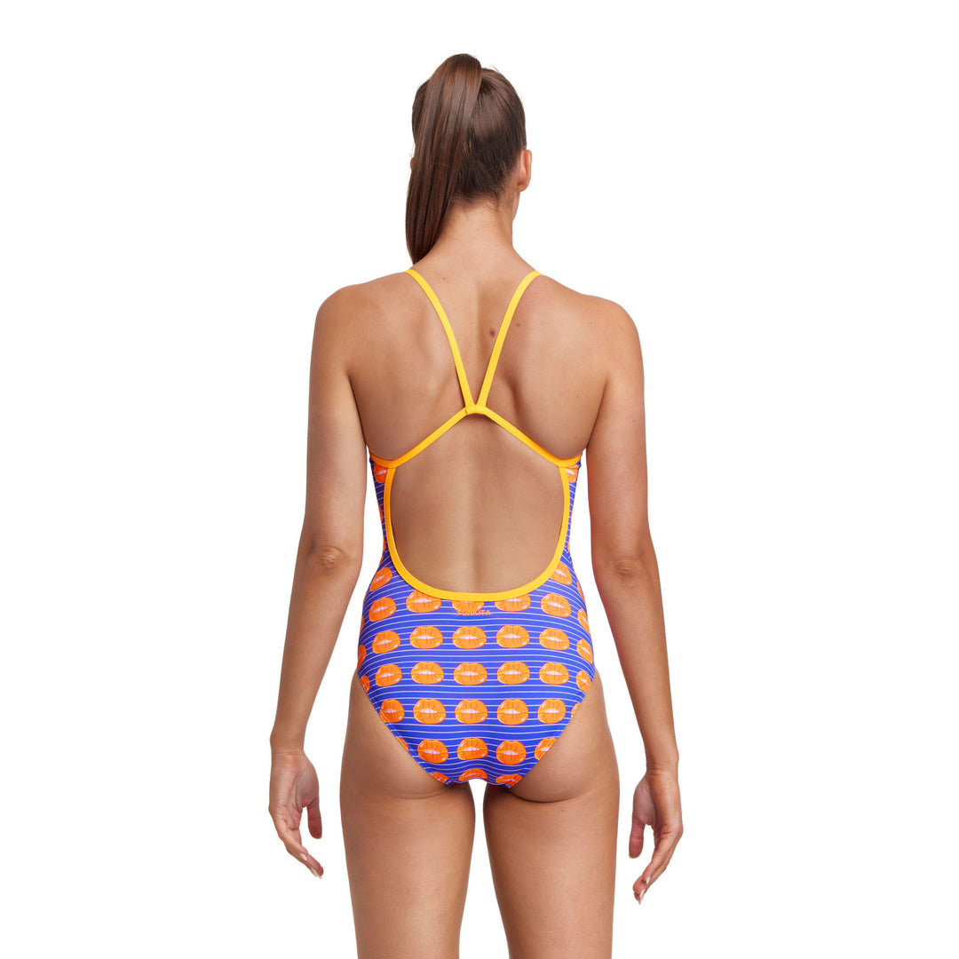 Funkita Damen Badeanzug Single Strap Dye Hard
