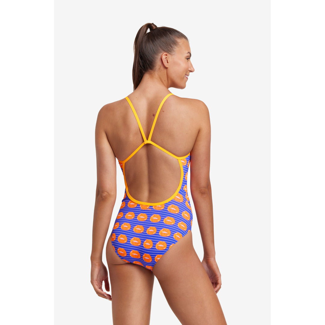 Funkita Damen Badeanzug Single Strap Dye Hard