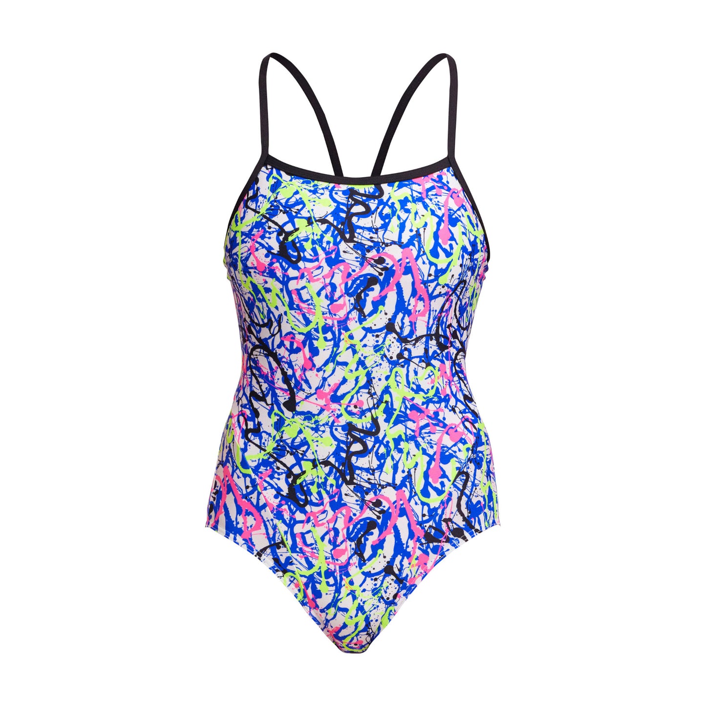 Funkita Damen Badeanzug Single Strap Big Squig