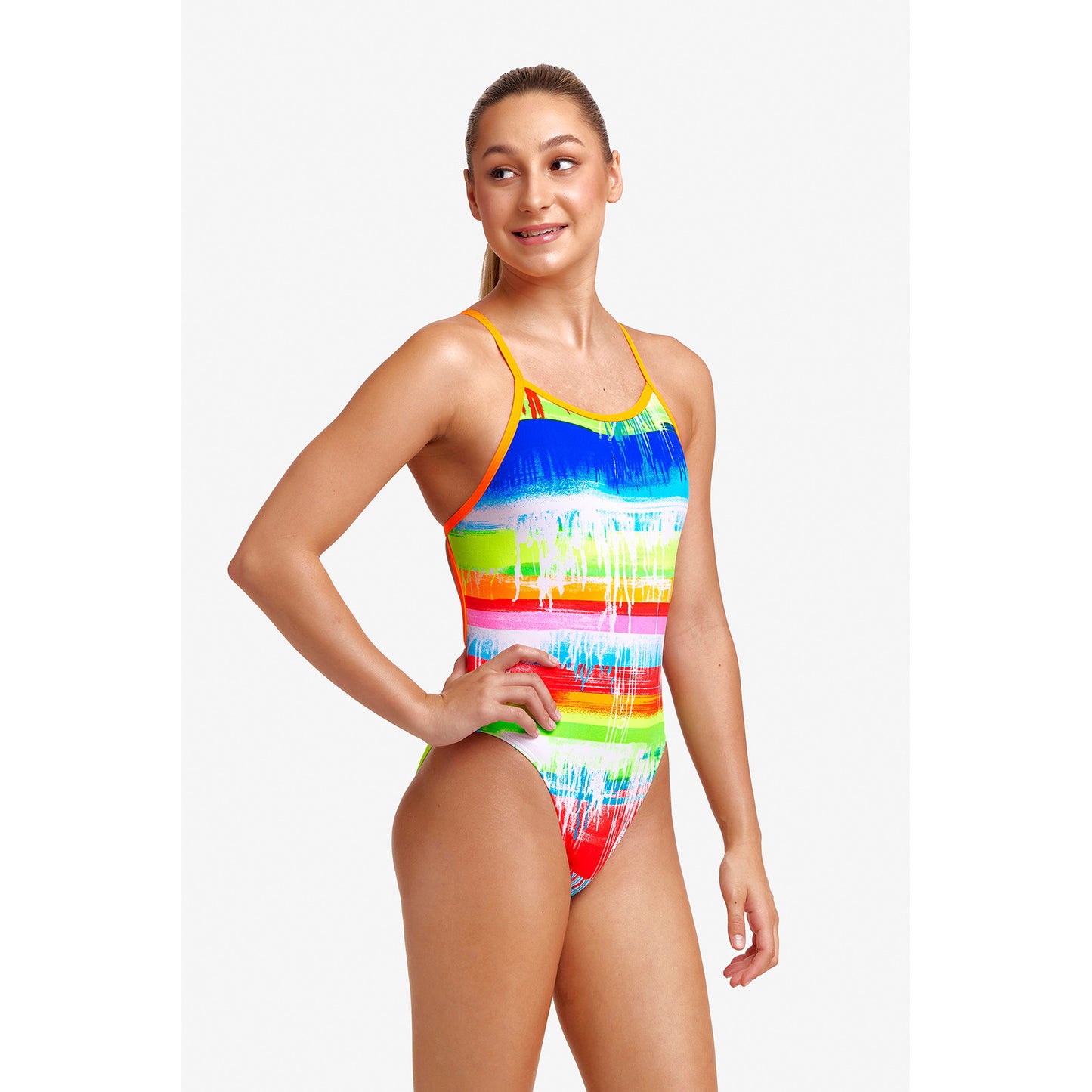 Funkita Girls Badeanzug Single Strap Lippy Love