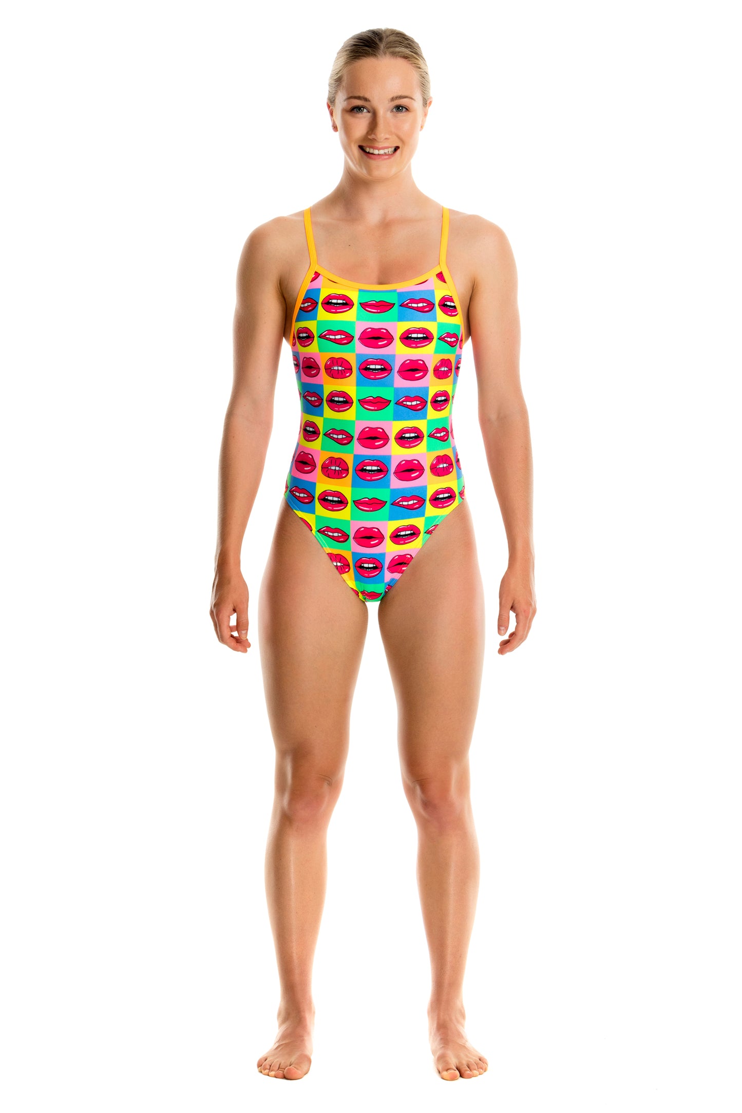 Funkita Girls Badeanzug Single Strap Hot Lips