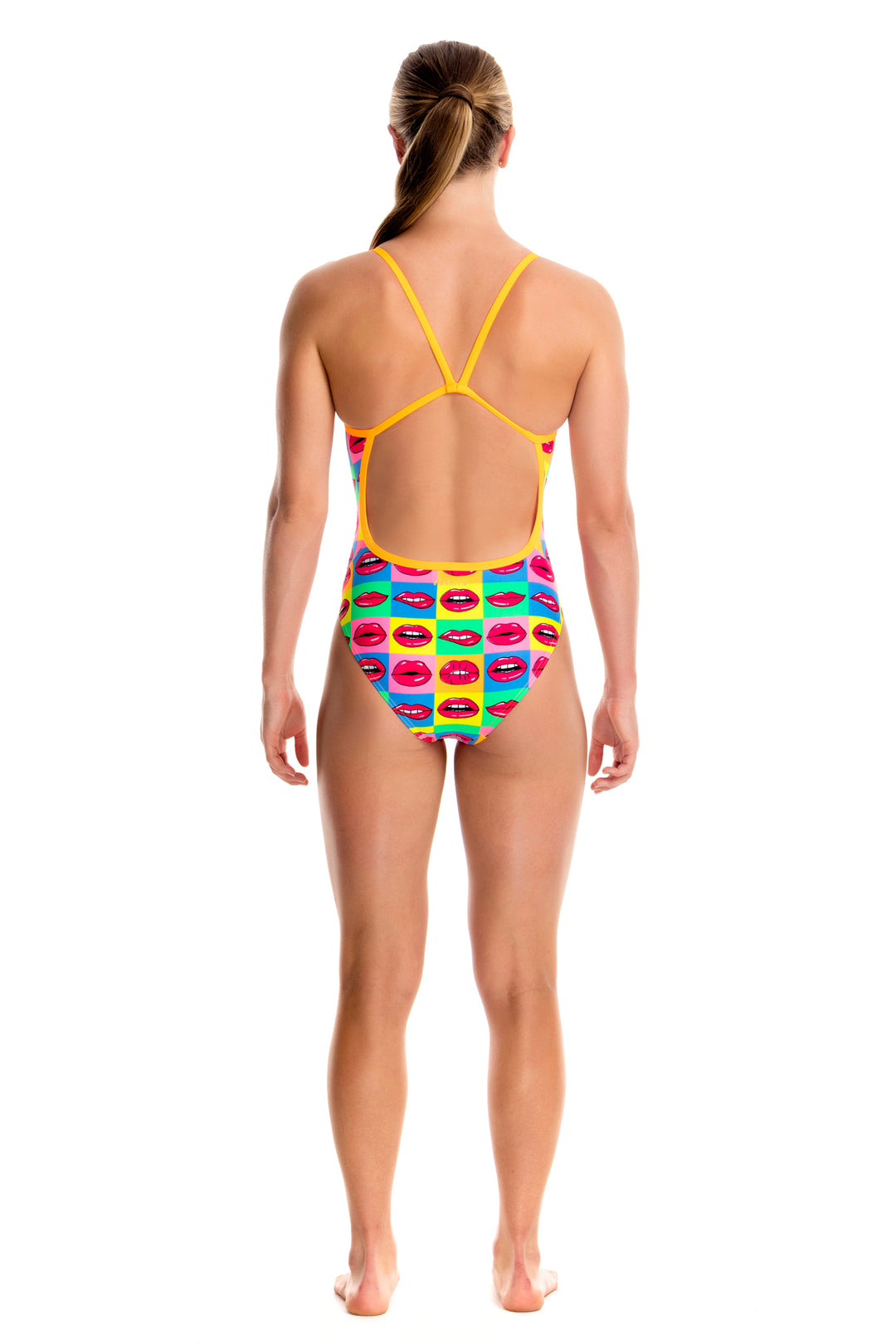 Funkita Girls Badeanzug Single Strap Hot Lips