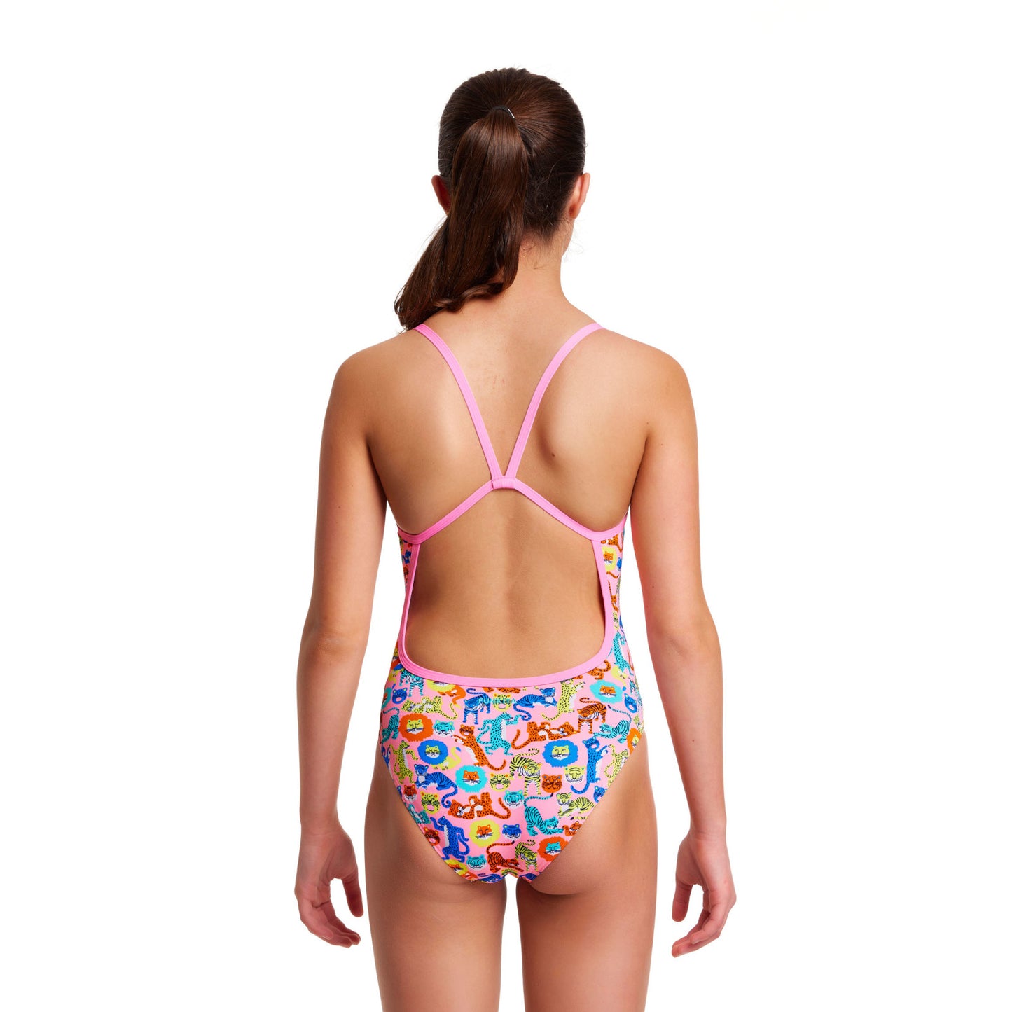 Funkita Girls Badeanzug Single Strap Feline Fiesta