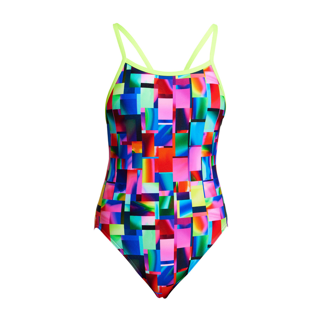 Funkita Girls Badeanzug Single Strap Patch Panels