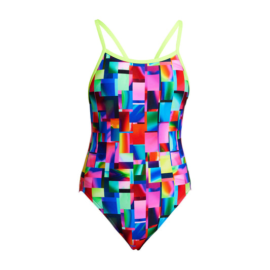 Funkita Girls Badeanzug Single Strap Patch Panels