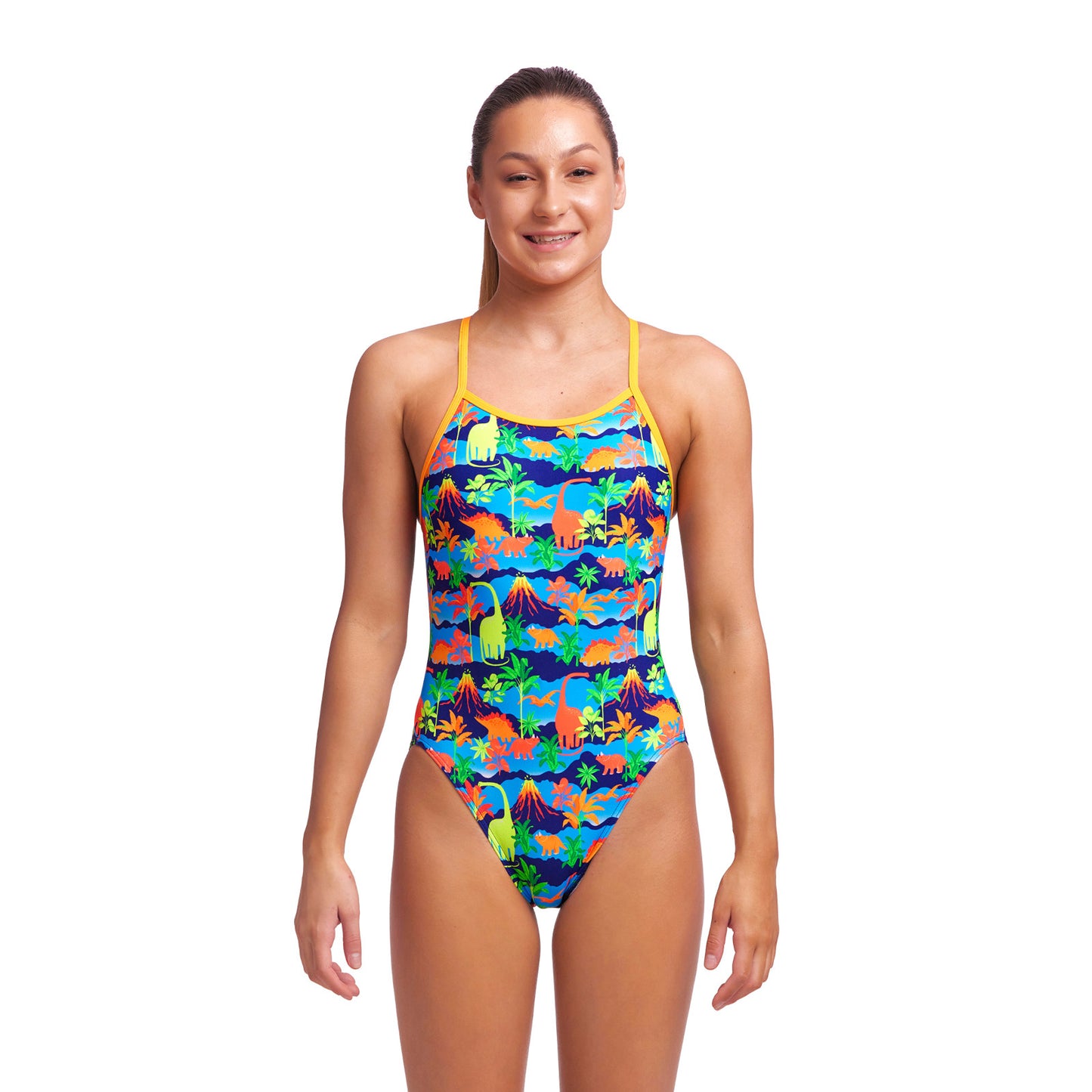 Funkita Girls Badeanzug Single Strap Big Bronto