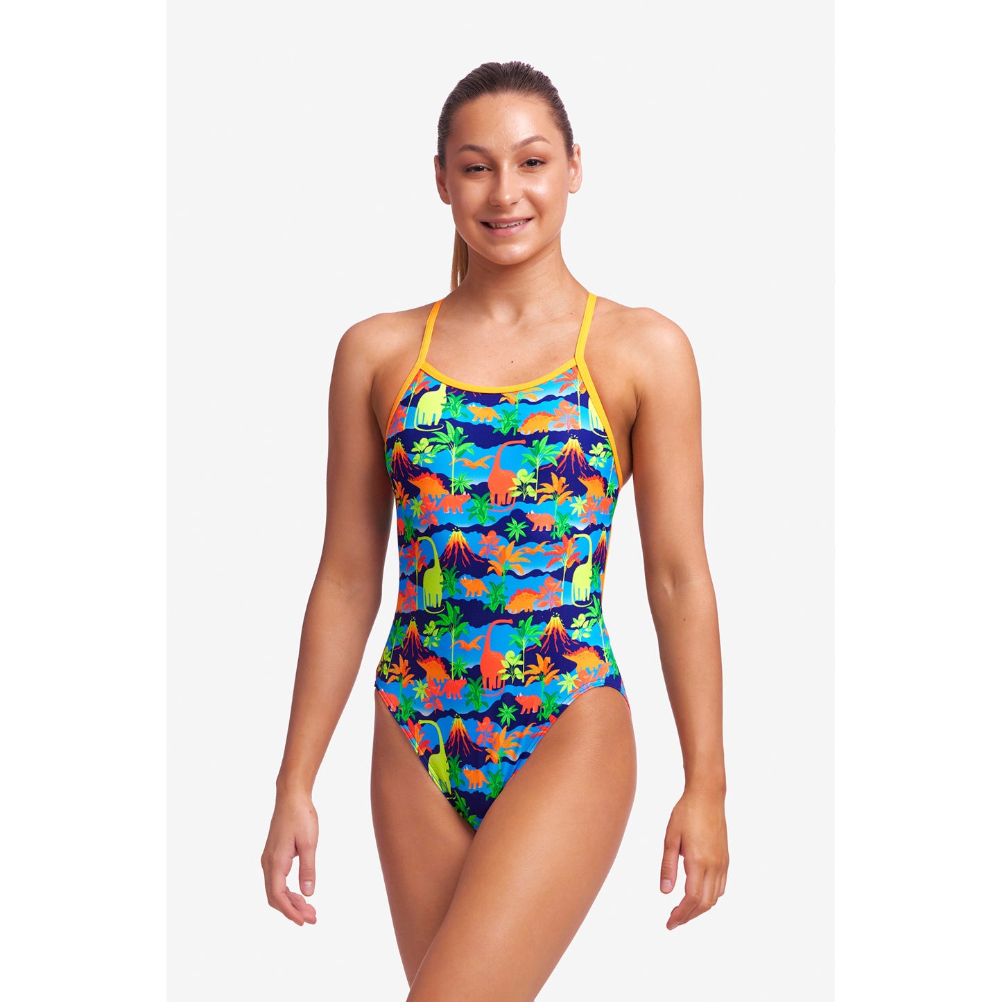 Funkita Girls Badeanzug Single Strap Big Bronto